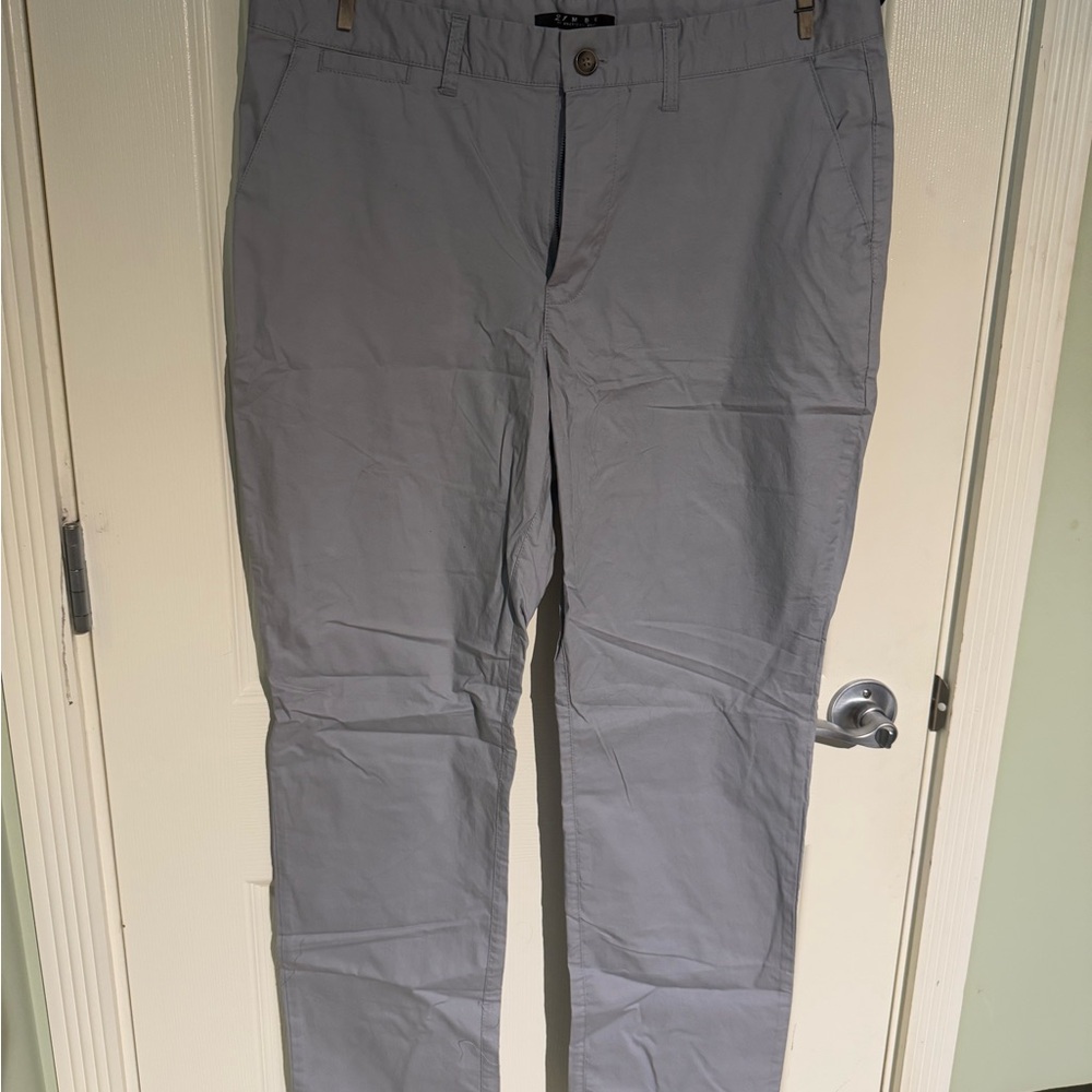 21men Men's Gray Chinos
